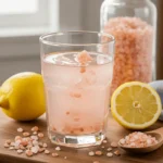 pink salt water recipe card