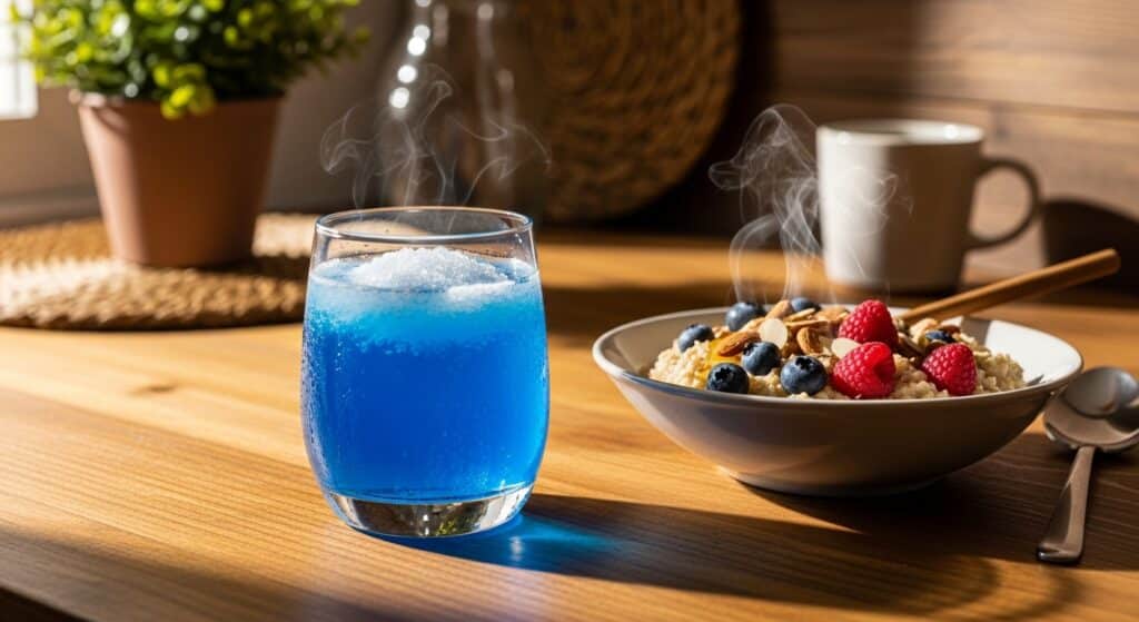 blue salt trick morning wellness serving